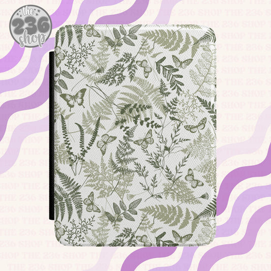 Butterflies + Fern Textured Kindle Case