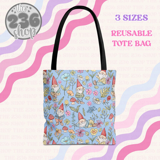 Blue Gnomes Tote Bag