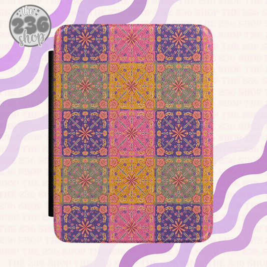 Boho Pattern Textured Kindle Case