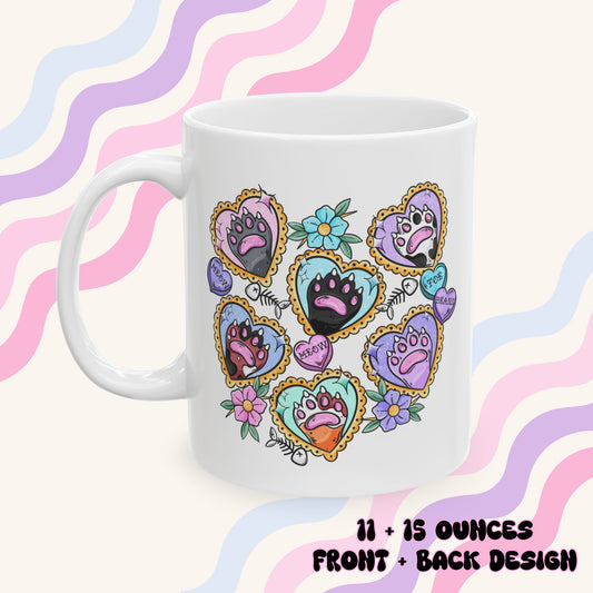 Cat Toe Beans Ceramic Mug