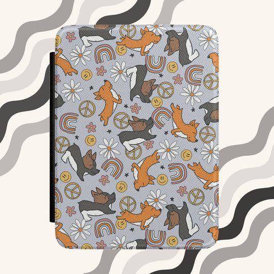 Corgi's Peace Textured Kindle Case