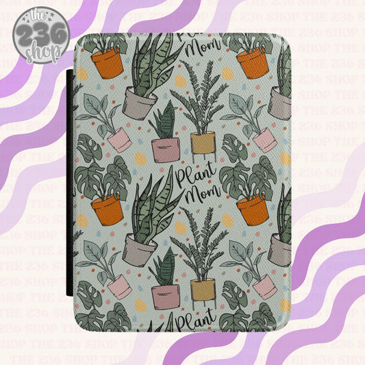 Plant Mom Textured Kindle Case