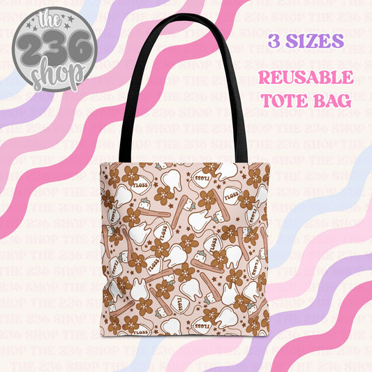 Boho Dental Reusable Tote Bag