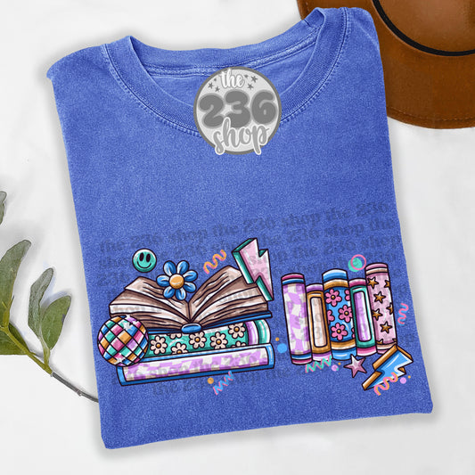 Retro Reading Tshirt | Comfort Colors | Fantasy Reader | Smut | Bookish | Bookworm | Librarian