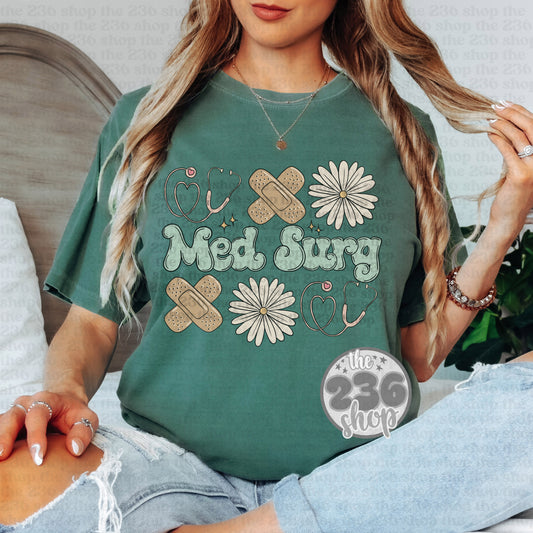 Med Surg Tshirt | Comfort Colors | Nurse | Healthcare | Medical  | Hospital | Surgery | Surgeon