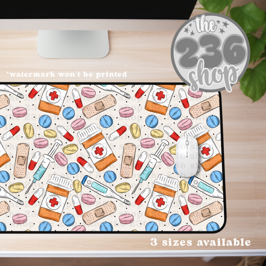 Pharmacy Desk Mat | Mousepad | Desk Pad | Gamer | Work From Home | Desk Accessories | Office | Gifts For Pharmacy