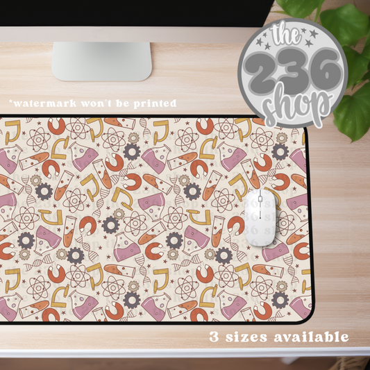 Chemistry Desk Mat | Mousepad | Desk Pad | Gamer | Work From Home | Desk Accessories | Office | Gift for Teacher