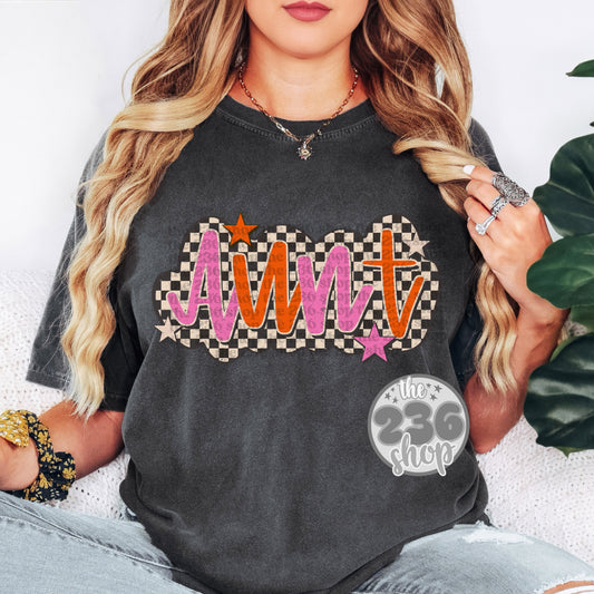 Aunt Retro Checkered