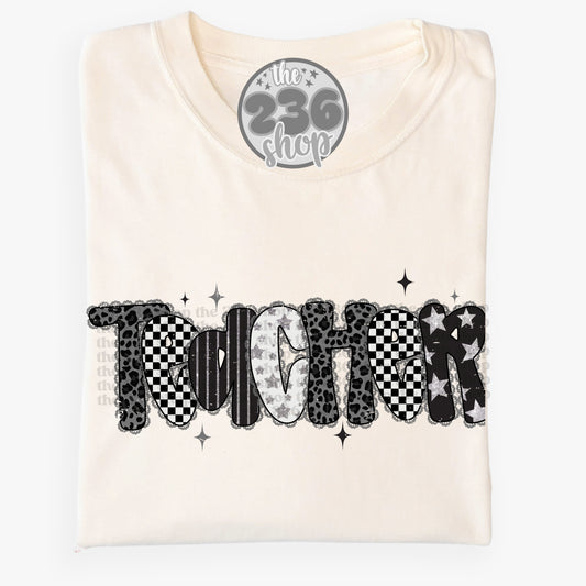 Lace Teacher Tshirt