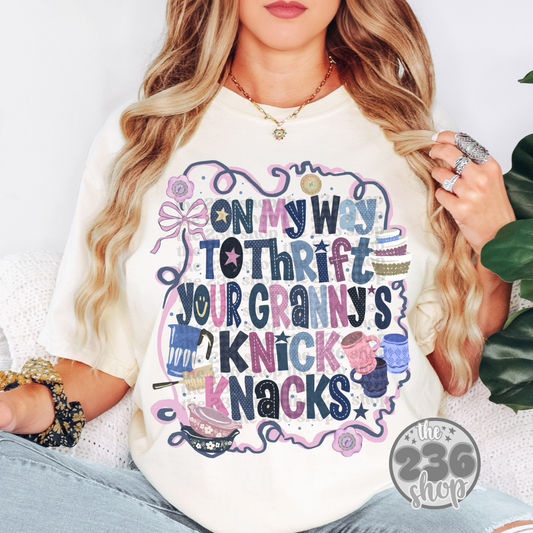 Thrifting Your Granny's Knick Knacks Tshirt