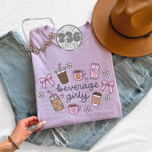 Beverage Girly Tshirt