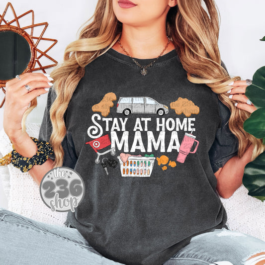 Stay At Home Mama Collage Tshirt