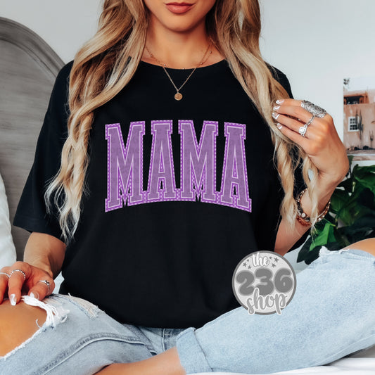 Purple Mama Varsity Tshirt