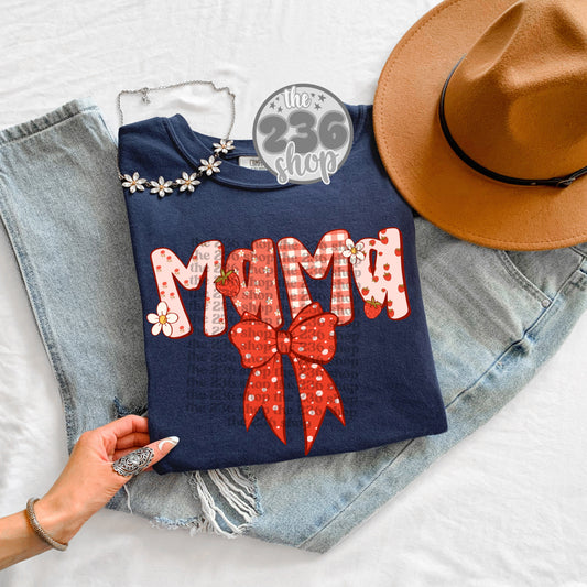 Mama Strawberry Tshirt