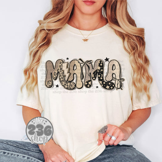 Mama Retro Stars Tshirt