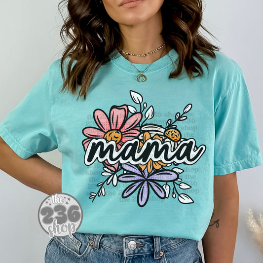 Mama Floral Tshirt