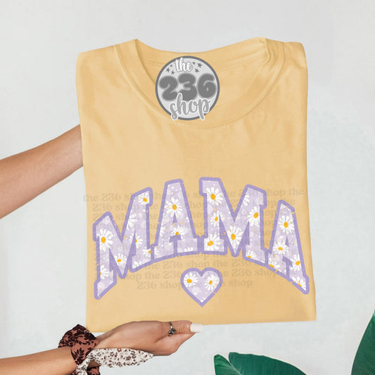 Mama Purple Daisy Tshirt