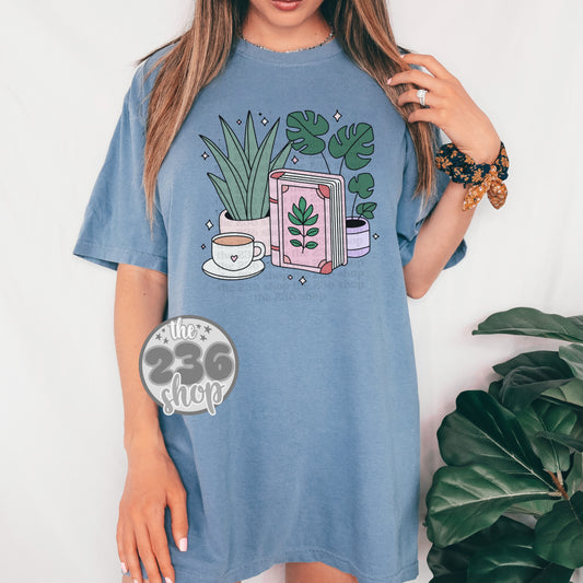 Plants + Books Tshirt