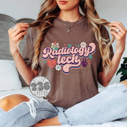 Retro Radiology Tech Tshirt