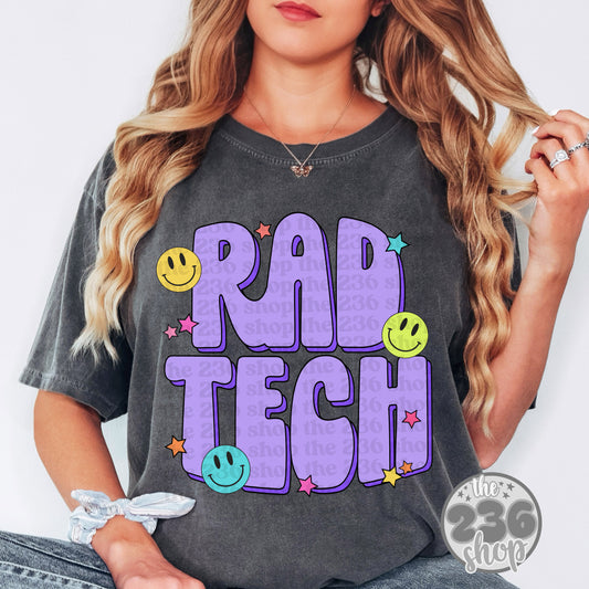 Smiley Rad Tech Tshirt