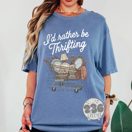 I'd Rather Be Thrifting Tshirt