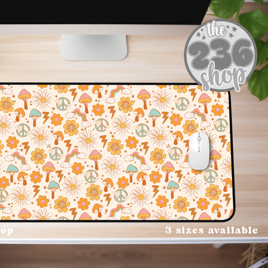 Groovy Shrooms Desk Mat