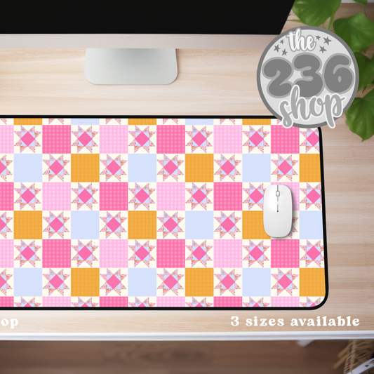 Quilted Design Desk Mat