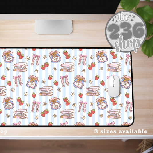 Reading is my Jam Desk Mat