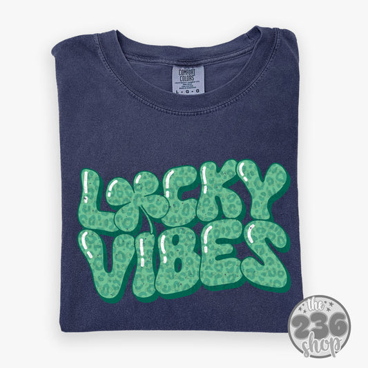 Lucky Vibes Leopard Tshirt