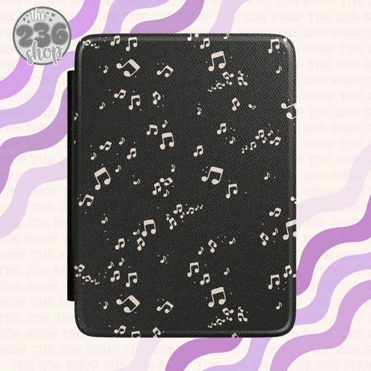 Music Notes Textured Kindle Case