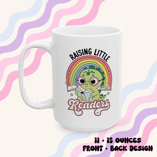 Raising Little Readers Ceramic Mug
