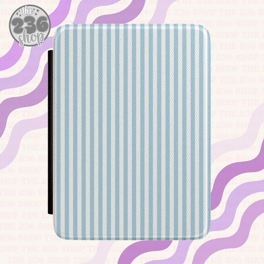 Blue Stripes Textured Kindle Case