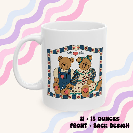 Vintage Bears Ceramic Mug