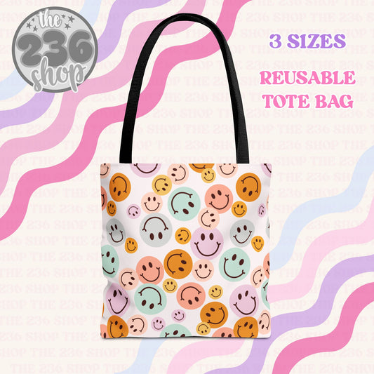 Bright Smileys Tote Bag