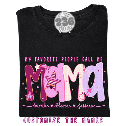 Starry Mama Tshirt (personalized)