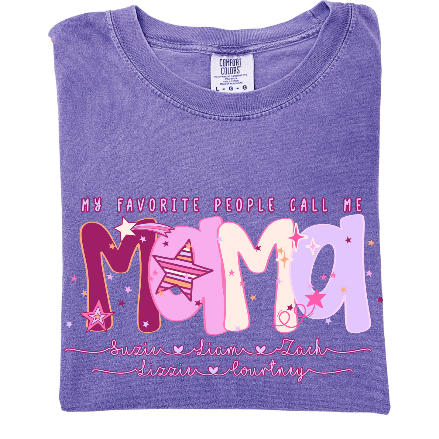 Starry Mama Tshirt (personalized)